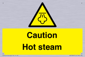 Caution Hot steam